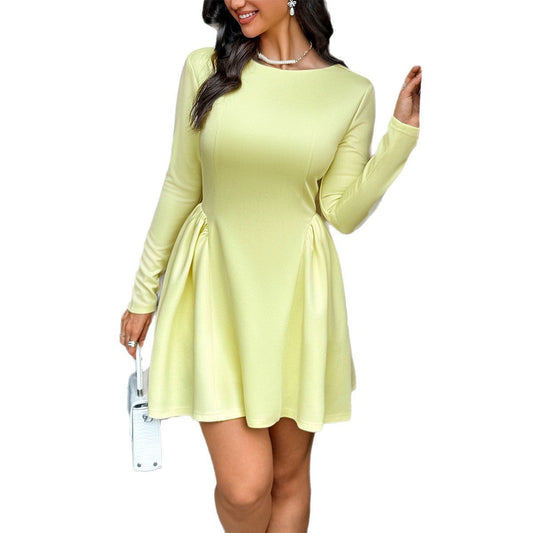 European And American Style Long Sleeve Dress Women's Clothing Shopera