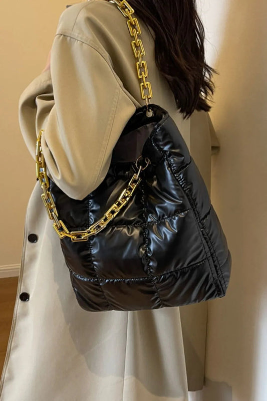 Bubble Texture Chain Handbag eprolo