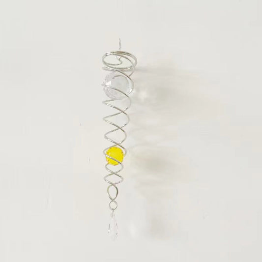 Three-dimensional crystal wind rotating wind chime dynamic visual decoration for home balcony and courtyard eprolo