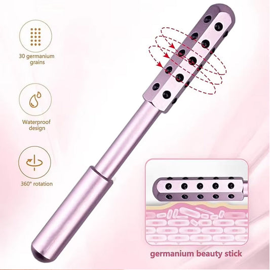 30 Germanium Beauty Stick Massage Beauty Stick Facial Roller Face Lift Bar Anti Wrinkle Facial Massager Skin Care Tool Derma Rolling Face Massage Roller Wand Shopera