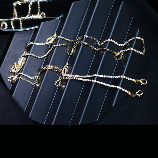 Rhinestone Long Headwear Braided Hair Accessories Gold And Silver Stage Performance Dress Up For Daily Wear With Accessories eprolo