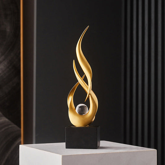 Modern Luxury Artistic Water-Rising Decorative Piece for Living Room Soft Decoration, TV Cabinet, Wine Cabinet, Office, and Entrance Hallway eprolo