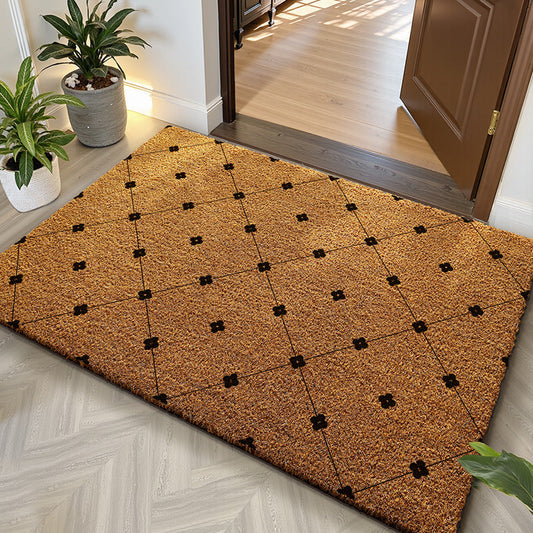 Coir Doormat for Entryway - Durable, Dust-Resistant, Scratch-Off Sand Mat, Non-Slip Floor Mat for Indoor/Outdoor Use eprolo
