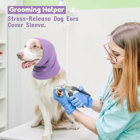 Cat and dog grooming earmuffs, anti-noise earmuffs, neck warmer, decompression, anti-stress, soothing headgear, pet scarf eprolo