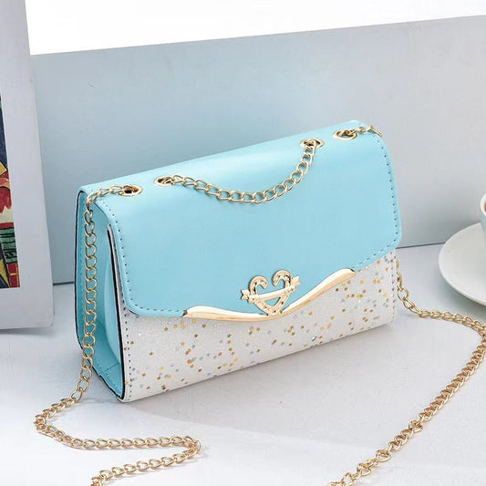 New Women's Bag Single Shoulder Crossbody Bag Sequin Fashion Bag Korean Edition Women's Shoulder Bag Mobile Bag Wallet Trend eprolo