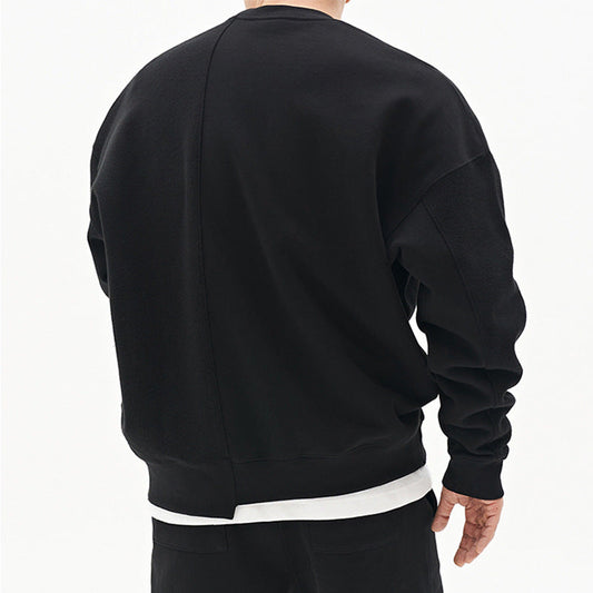 Pullover Round Neck Sweater Loose Men Clothes Shopera