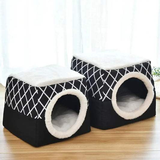 Pet Dog and Cat Bed Villa - Dual Use Space Capsule Shopera