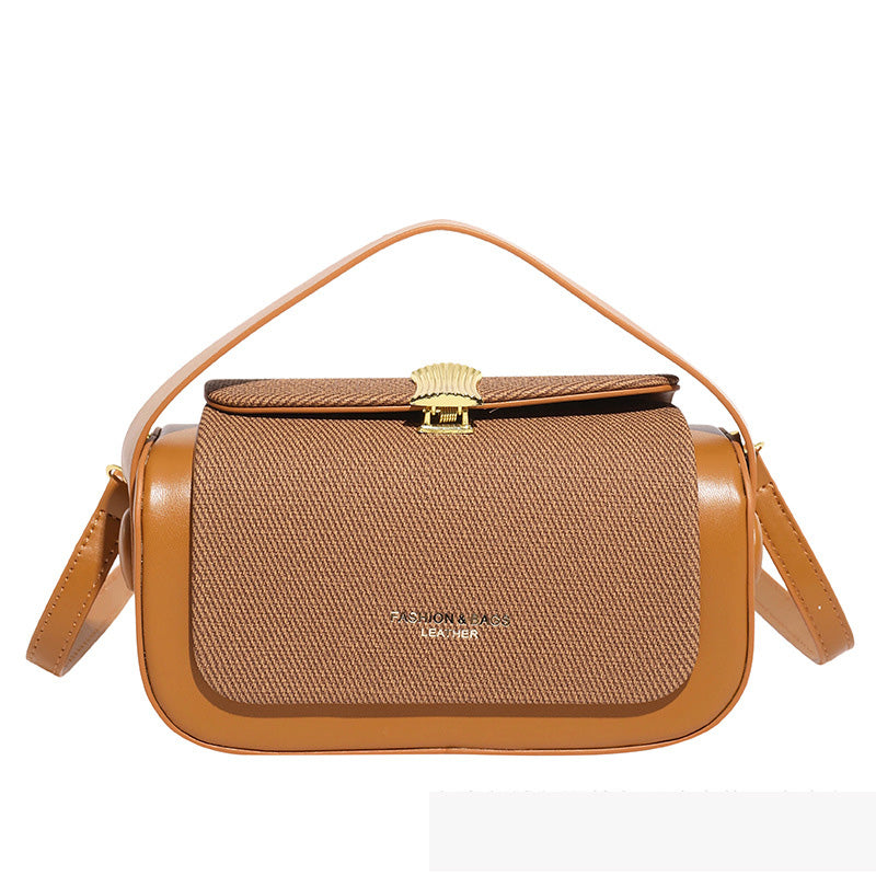 Fashionable Trendy Elegant Small Square Bag Shoulder Crossbody Bag Literary Simple Handbag Luxury Retro Box Bag Wholesale eprolo