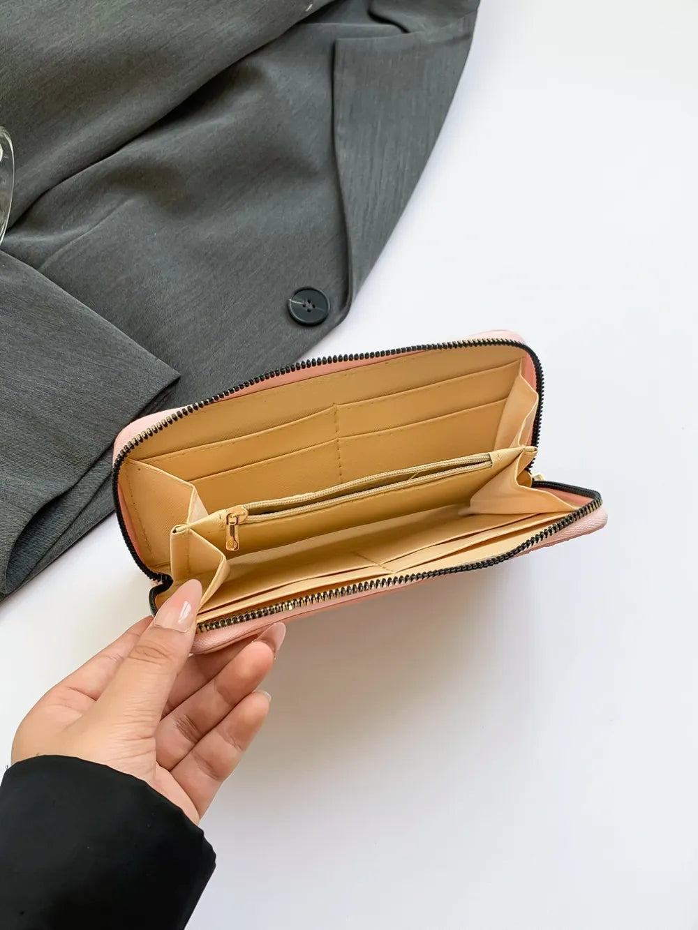 PU Leather Solid Color Wallet eprolo