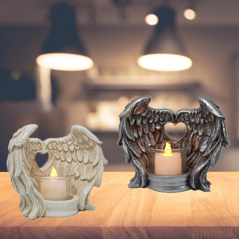 Resin Wing Candlestick Decoration Candlestick Decoration eprolo
