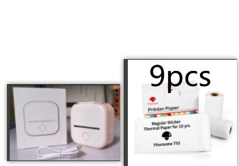 Portable Mini Thermal Label Printer Home Photo Printer Student Wrong Question Printer Bluetooth-compatible Mini Label Printer Price Tag Shopera