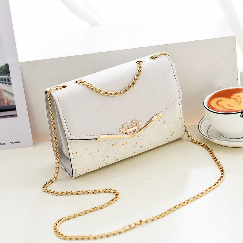 New Women's Bag Single Shoulder Crossbody Bag Sequin Fashion Bag Korean Edition Women's Shoulder Bag Mobile Bag Wallet Trend eprolo