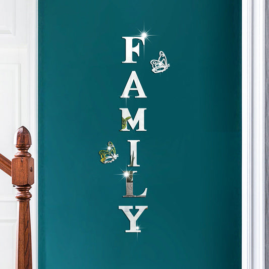 Acrylic wall stickers room entrance porch background decoration eprolo