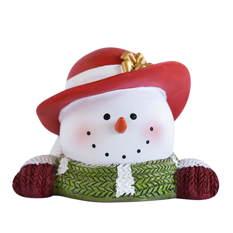Christmas gifts, creative Christmas decorations, home furnishings, children's rooms, tabletops, small animals, Christmas snowmen, Christmas trees eprolo