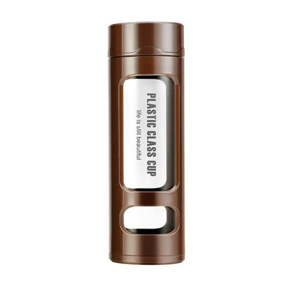 Double-Wall Insulated Glass Cup for Office & Car