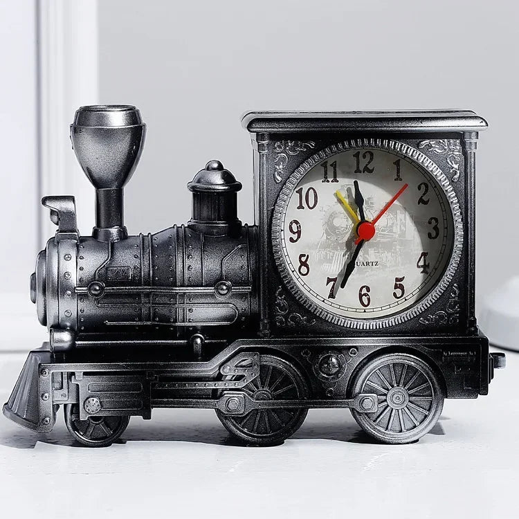 Daily Necessities Alarm Clock Train Alarm Clock Fashion Alarm Clock Student Bedhead Clock Home Furnishings eprolo