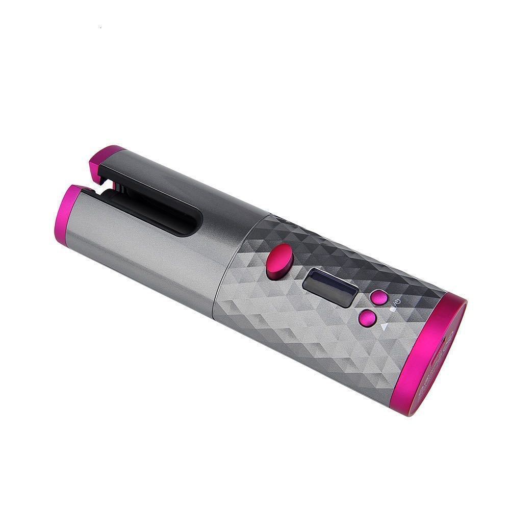 Curling Iron USB Wireless Multifunctional Charging Curler Shopera