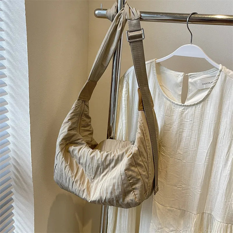 Pleated Dumpling Crossbody Bag eprolo