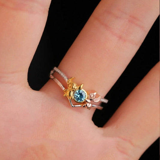 Stitch ring female hollow out eprolo