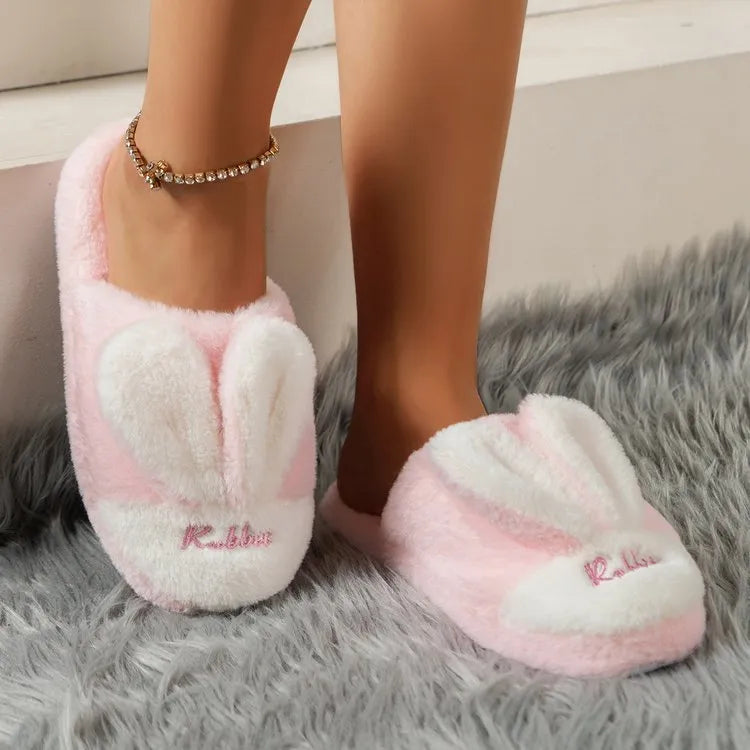 Rabbit Ears Round Toe Slippers eprolo