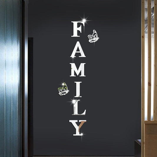 Acrylic wall stickers room entrance porch background decoration eprolo