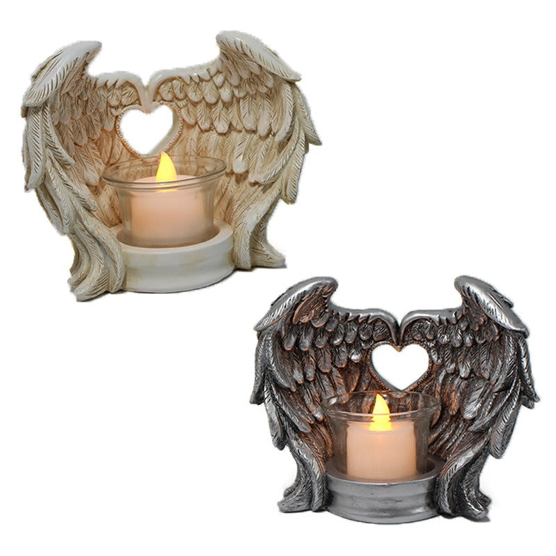 Resin Wing Candlestick Decoration Candlestick Decoration eprolo