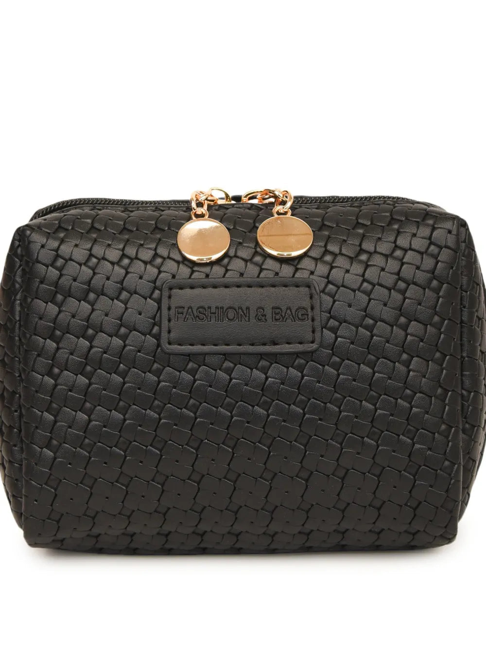 PU Leather Woven Clutch eprolo