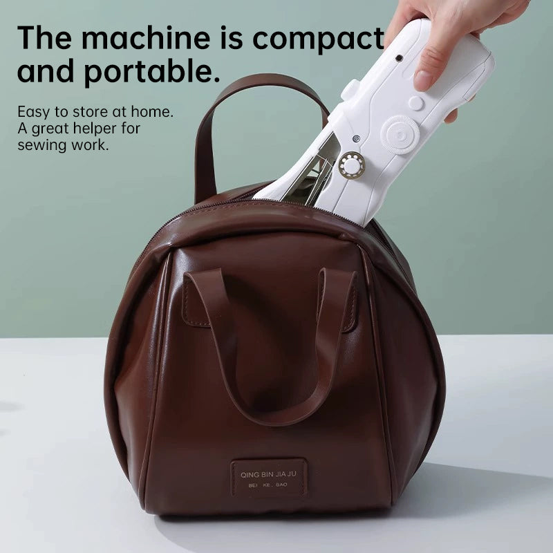 Mini Portable Handheld Electric Sewing Machine with Bobbin – For Home & Travel Sewing/Handcrafts eprolo