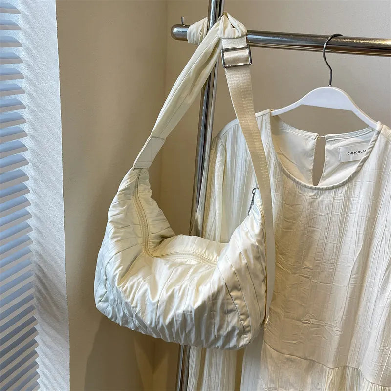 Pleated Dumpling Crossbody Bag eprolo