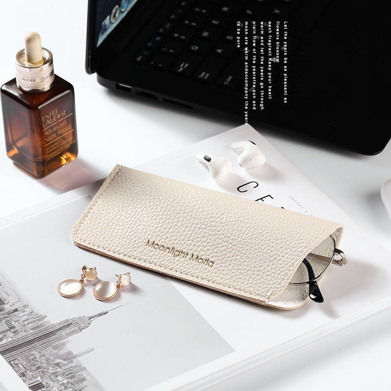 Ins Style Japanese Glasses Storage Bag Portable Thin Women