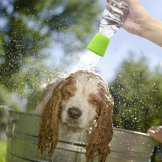 Silicone Pet Shower Head Portable Pet Bathing Shower Tool Outdoor Cat and Dog Cleaning Grooming Supplies eprolo