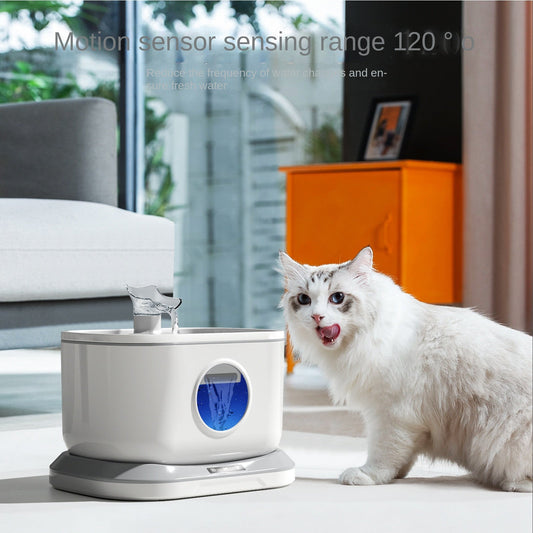 Wireless Cat Water Dispenser Rechargeable Large Capacity Long-lasting Pet Feeder eprolo
