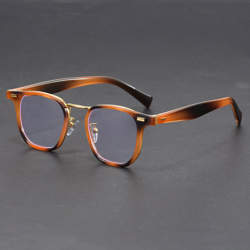 Hawksbill Retro Myopia Glasses Women Can Be Equipped With Degrees Handmade