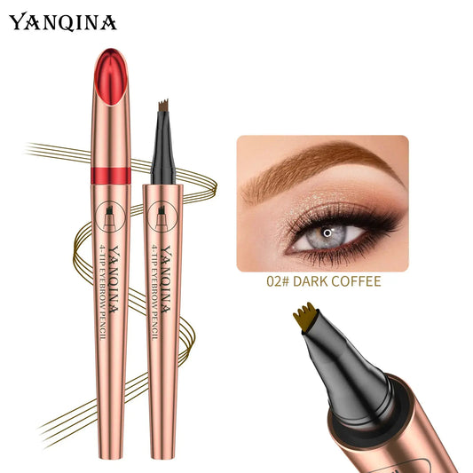2023 Waterproof Four-Head Liquid Eyebrow Pencil Shopera