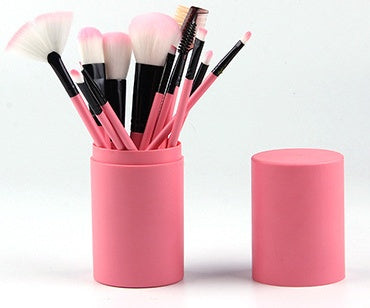 12pcs Makeup Brush Set Blush Eyeshadow Eyelash Highlighter Makeup Brush Shopera