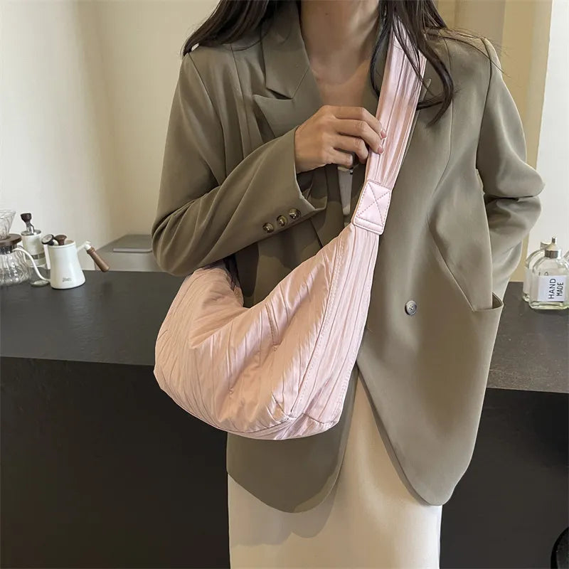 Pleated Dumpling Crossbody Bag eprolo