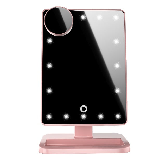 Touch Screen Makeup Mirror With 20 LED Light Bluetooth Music Speaker 10X Magnifying Mirrors Lights Shopera
