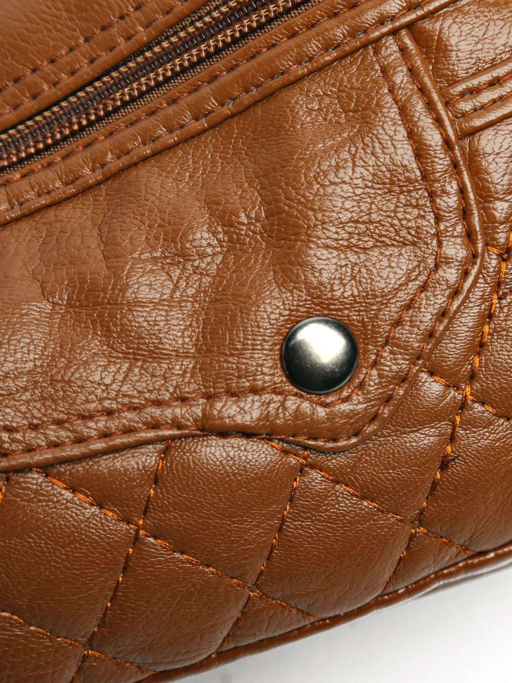 PU Leather Multi Pockets Adjustable Strap Shoulder Bag eprolo