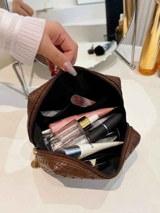 PU Leather Woven Clutch eprolo