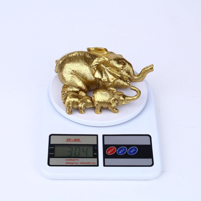 Resin Crafts Mother Love Elephant Resin Mother's Day Gift Decorative Ornaments eprolo