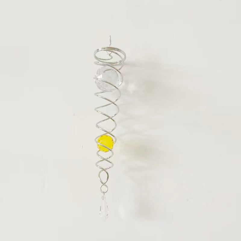 Three-dimensional crystal wind rotating wind chime dynamic visual decoration for home balcony and courtyard eprolo