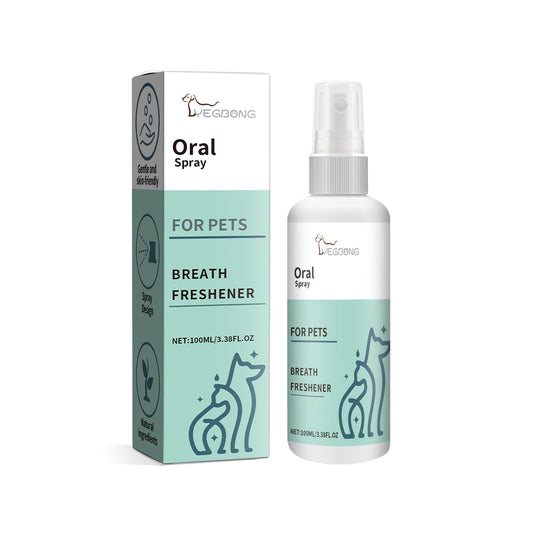 Pet Mint Fresh Breath Spray, Clean Your Dog's Bad Breath Fresh Breath Care eprolo