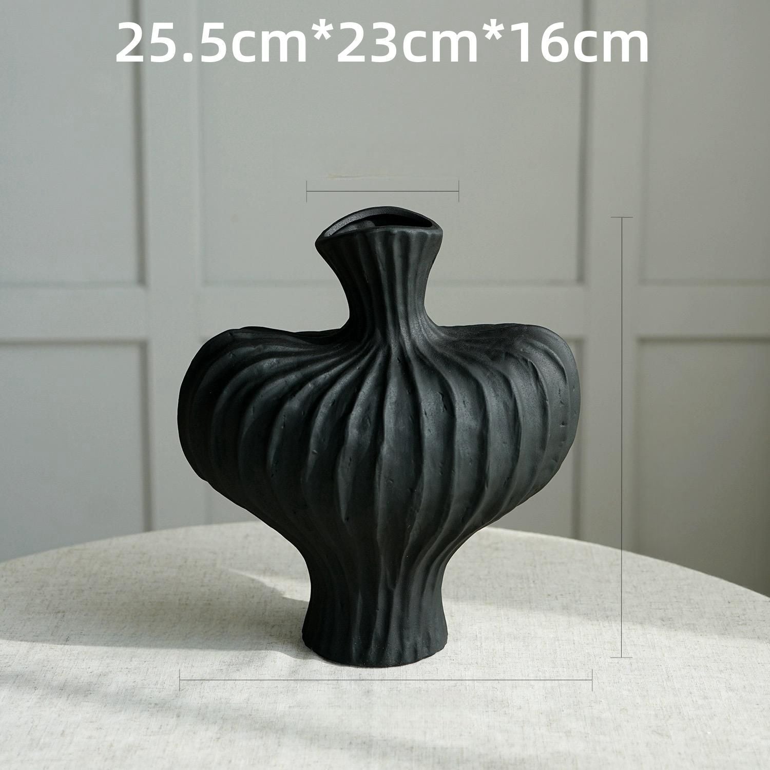 Plastic art imitation ceramic vase high-end decoration for living room desktop decoration eprolo