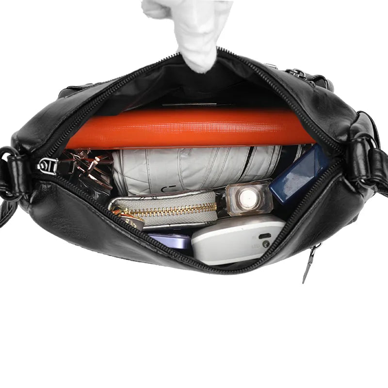 PU Leather Multi-Pockets Crossbody Bag eprolo