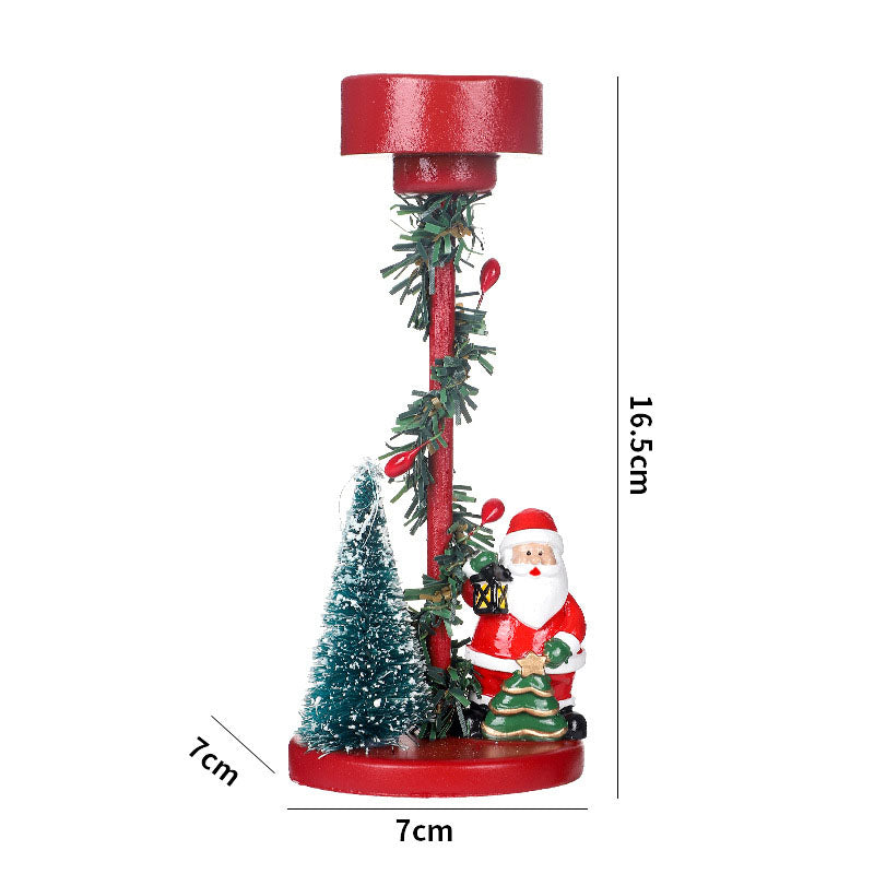 Christmas decorations, desktop resin, Christmas tree, Santa Claus, candle holder, Christmas party decorations, ornaments eprolo