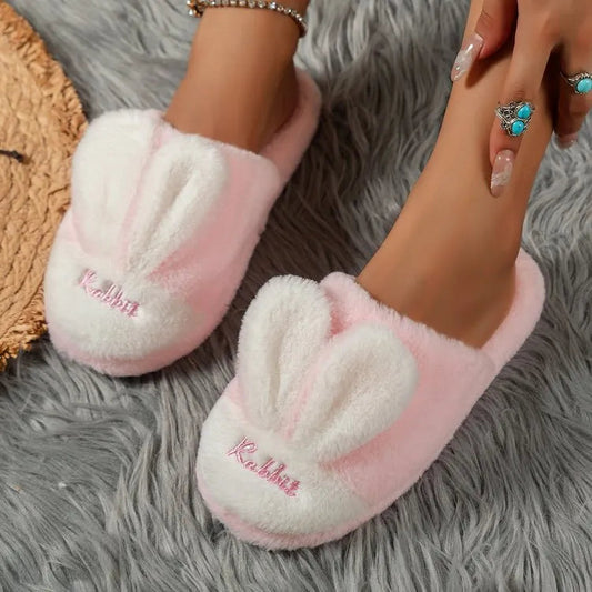 Rabbit Ears Round Toe Slippers eprolo