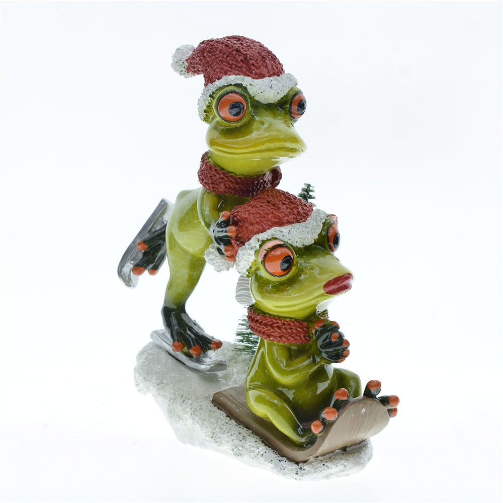 Garden Home Decoration Couple Frog Resin Craft Decoration eprolo