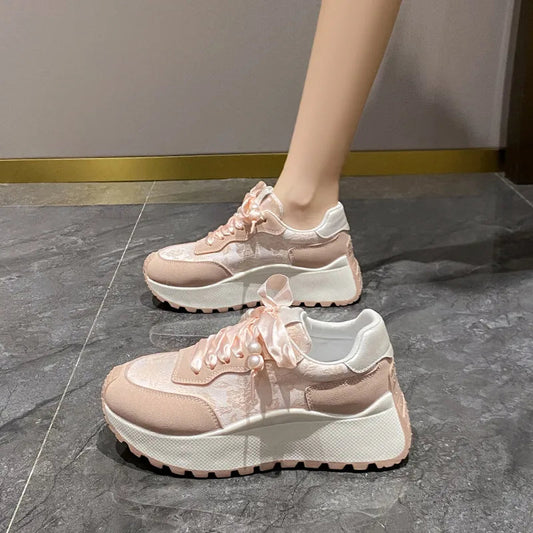 Lace Up Platform Athletic Sneakers eprolo