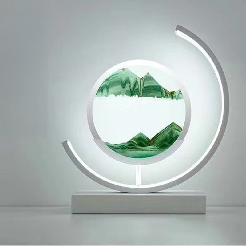 LED Flowing Sand Painting Lamp: Night Light for Home (Gift Option) eprolo