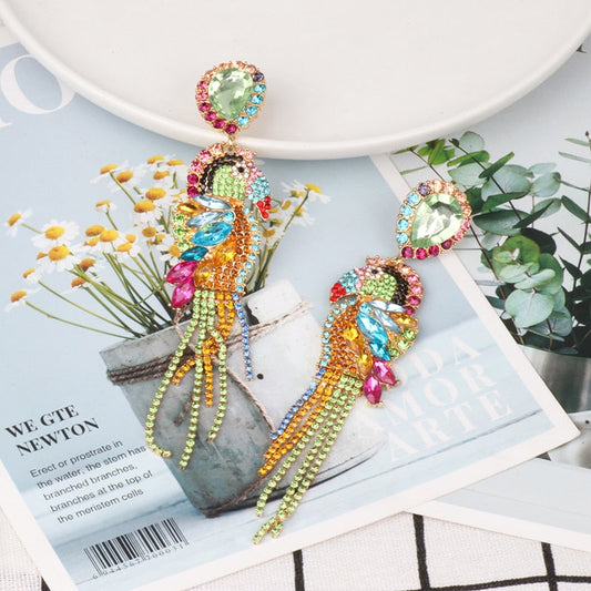 New Creative Simple Diamond Stud Earrings Boutique Elegant Women's Jewelry eprolo